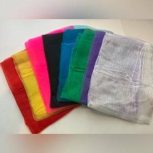 3 pack of mystery colored hair scarves (1591)
